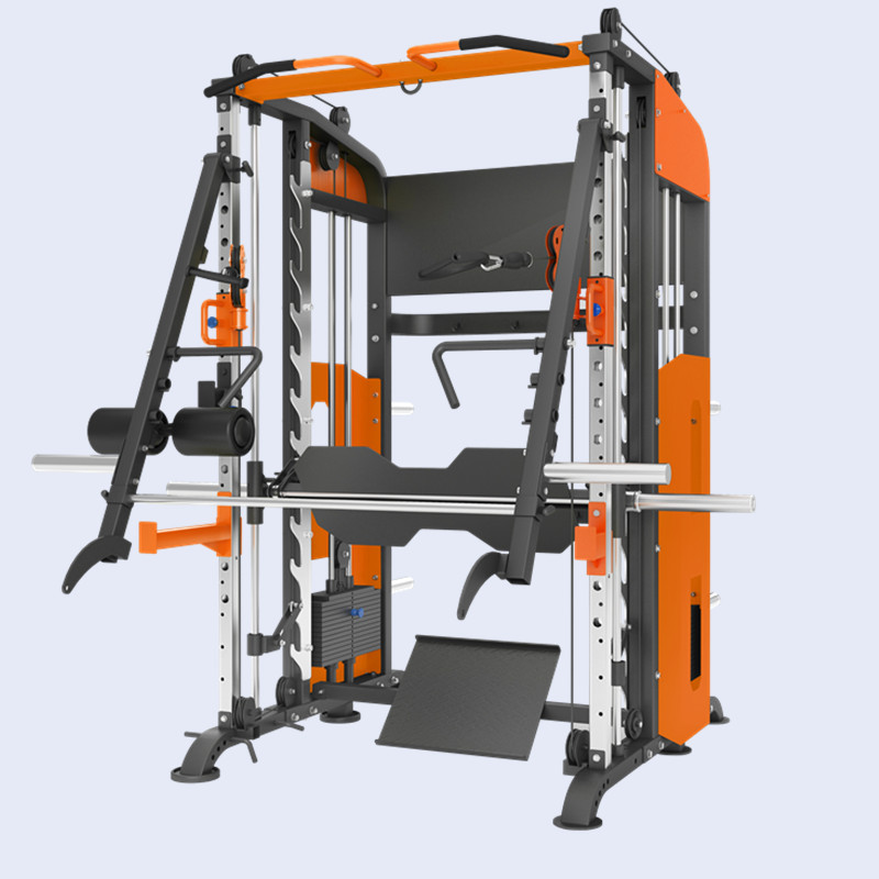 Home Gym Equipment Set - อุปกรณ์ฟิตเนส ฟรีเวท สมิธแมชชีน/พาวเวอร์แร็ค เคเบิ้ลครอสโอเวอร์ มัลติฟังก์ชั่น สมิธ