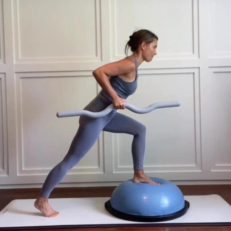 Home Gym Yoga - บาร์พิลาทิสแบบมีน้ำหนักพร้อมปลอกซิลิโคน อุปกรณ์ฝึกความแข็งแรงสำหรับออกกำลังกายที่บ้าน ช่วยปรับรูปร่าง โยคะ พิลาทิส อุปกรณ์เสริมสำหรับการออกกำลังกาย