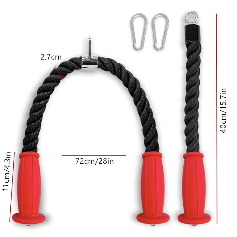 Ergonomic Tricep Ropes Non-Sli - Home Gym Routine บทวิจารณ์และราคา
