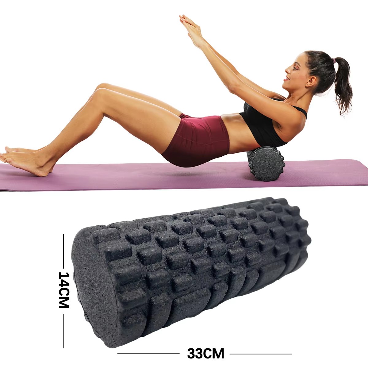 30/33 ซม.ฟิตเนสโฟม Roller ลูกก - Home Gym Yoga บทวิจารณ์และราคา