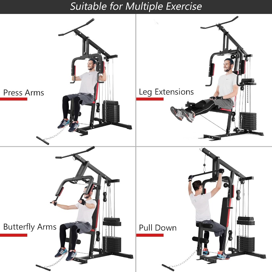 ระบบออกกำลังกายแบบครบวงจรสำหรั - Leg Home Gym Workout บทวิจารณ์และราคา