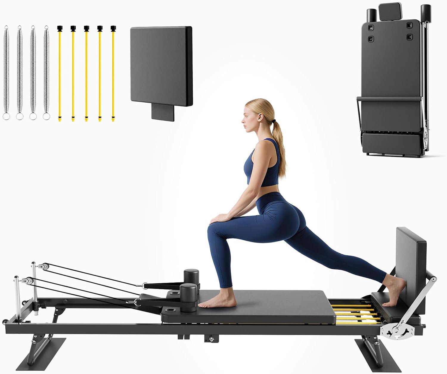 เครื่องพิลาทิส รีฟอร์มเมอร์แบบ - Leg Home Gym Workout บทวิจารณ์และราคา